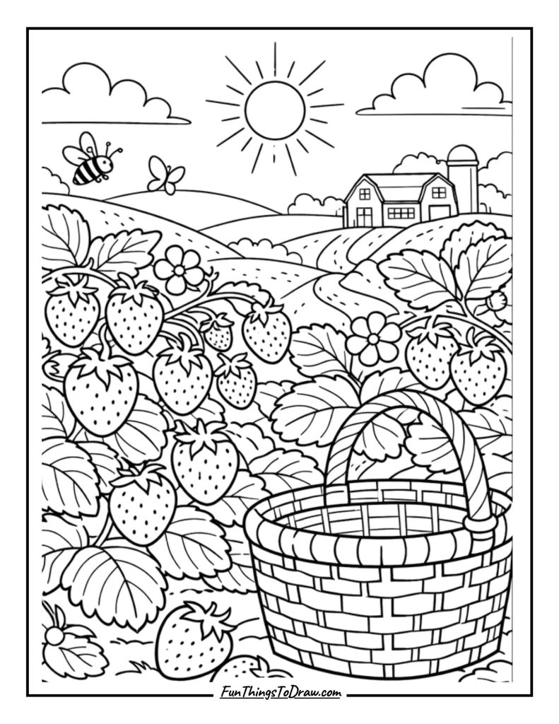 Strawberry Picking Adventure
