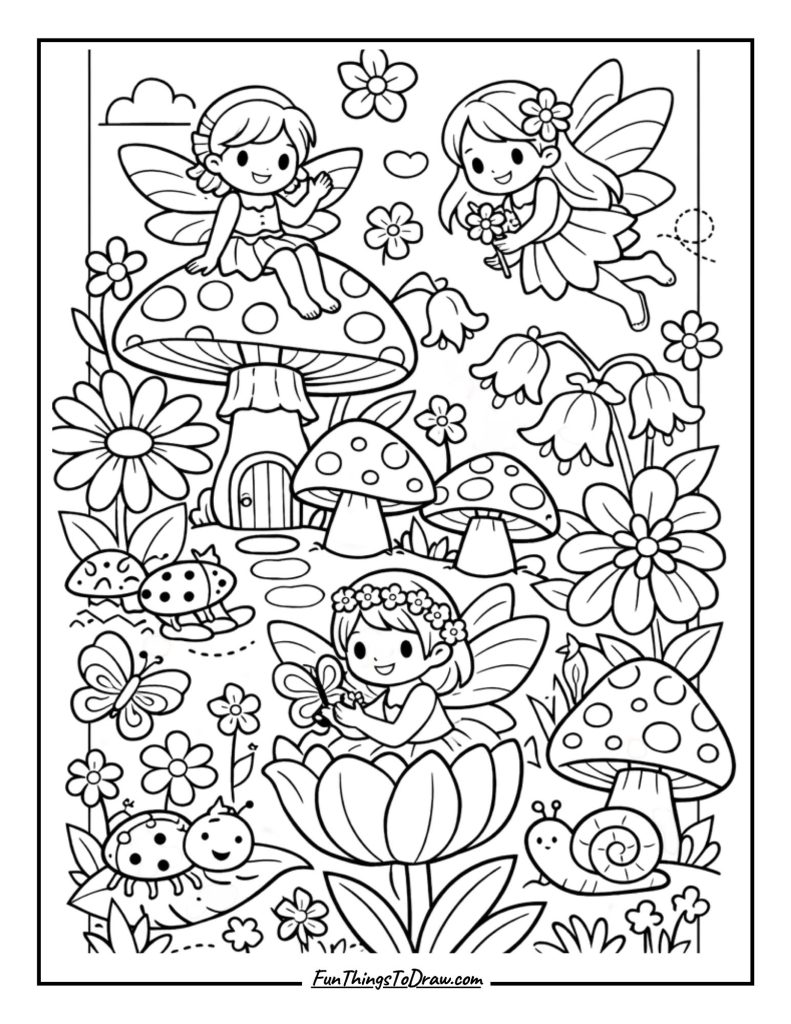 Springtime Fairy Garden
