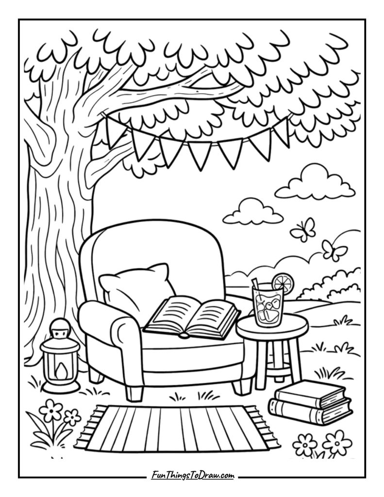 Outdoor Reading Nook