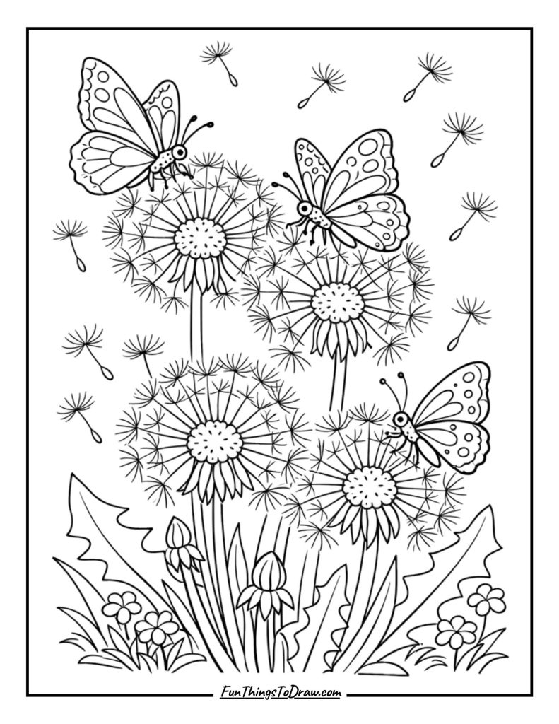 Butterflies and Dandelions