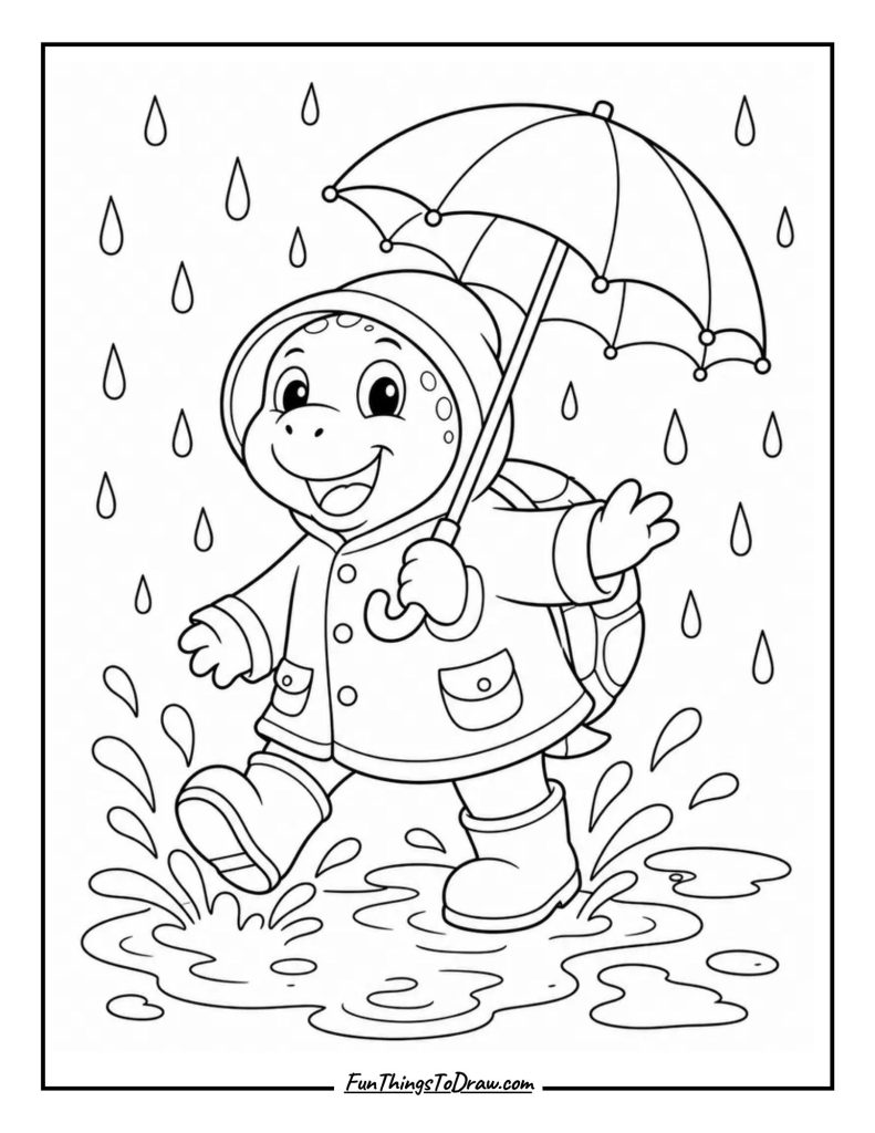 Turtle in a Raincoat