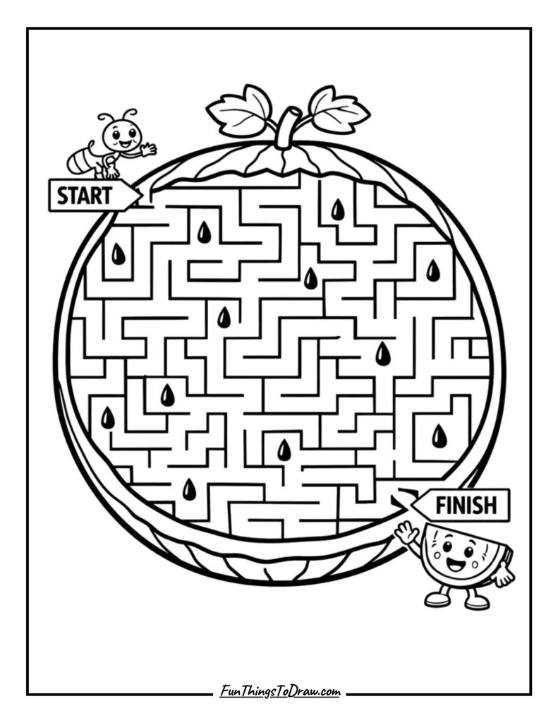 Watermelon Maze