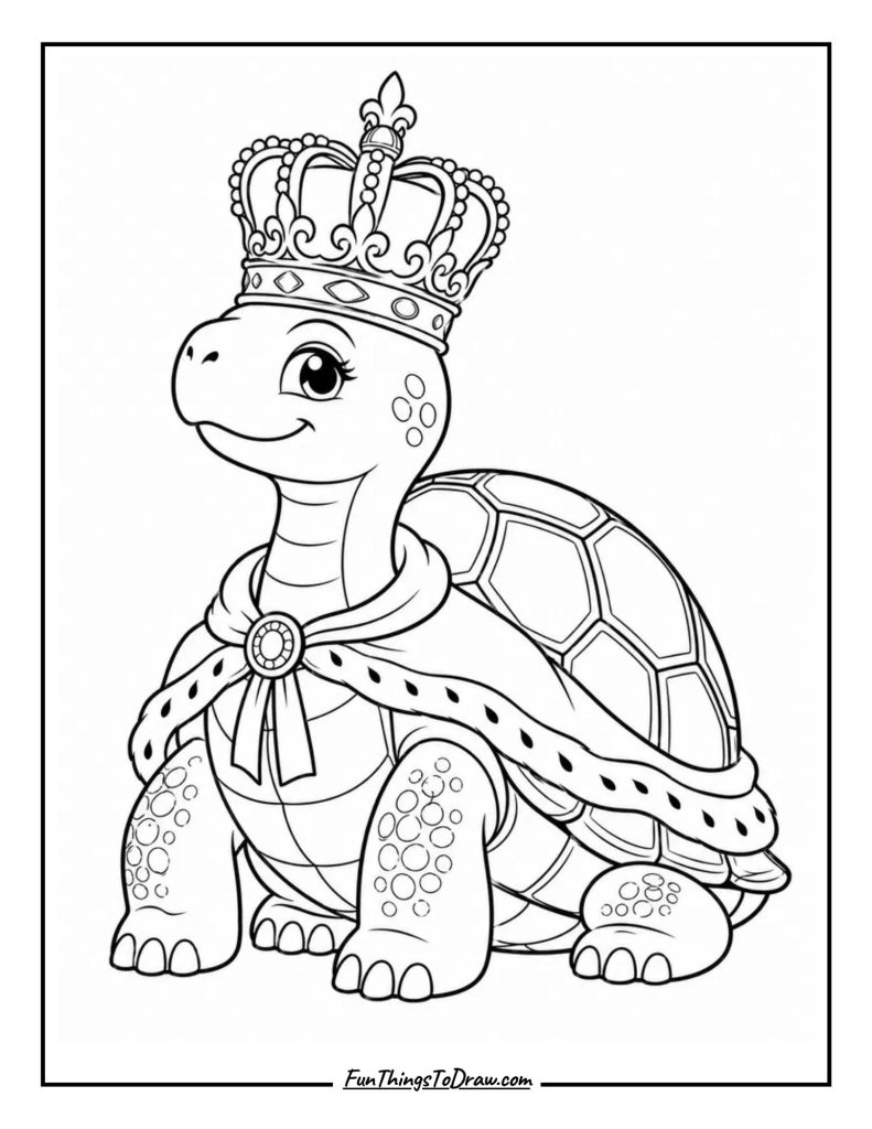 Turtle with a Crown