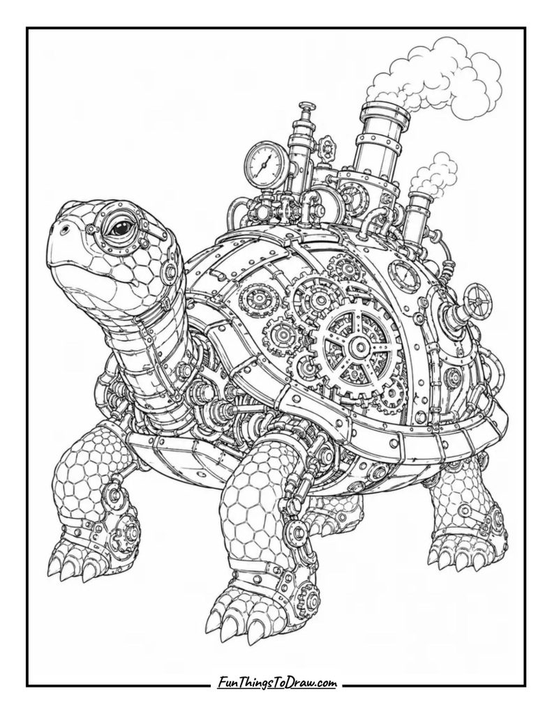 Steampunk Turtle