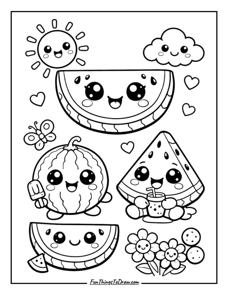 Watermelon Kawaii