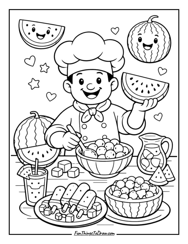 Watermelon Chef