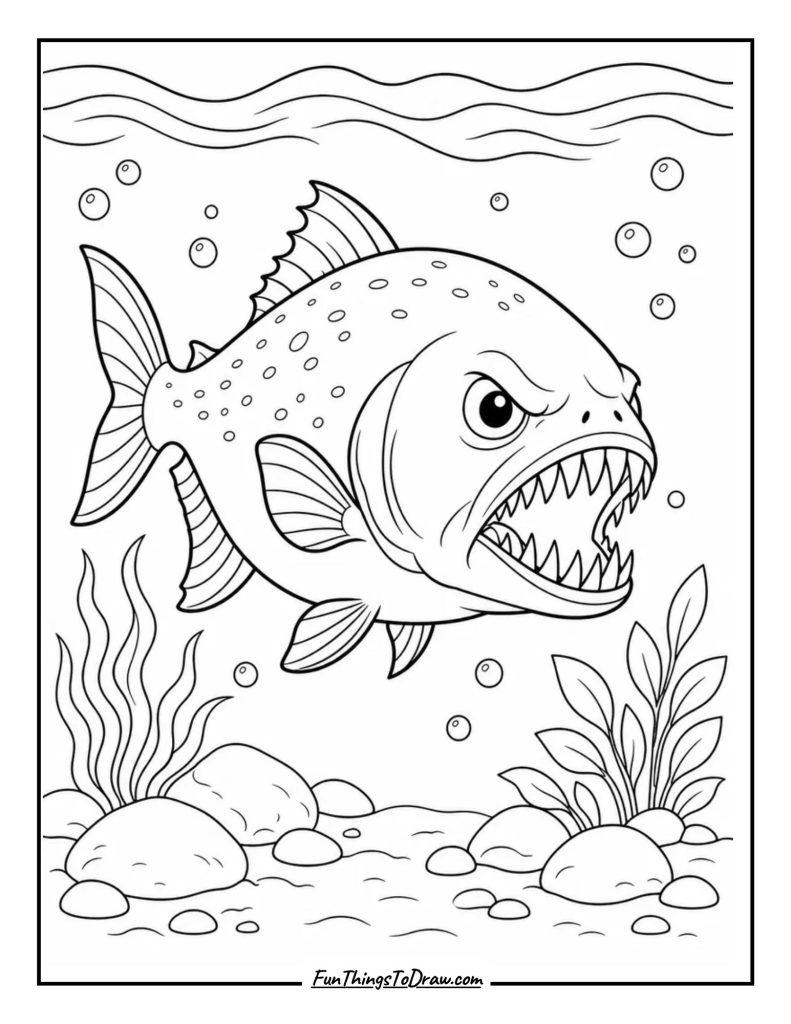 Piranha in Amazon River