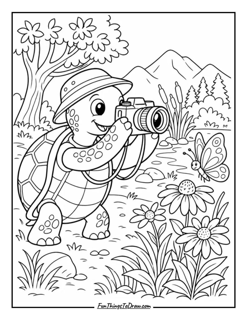Turtle with a Camera