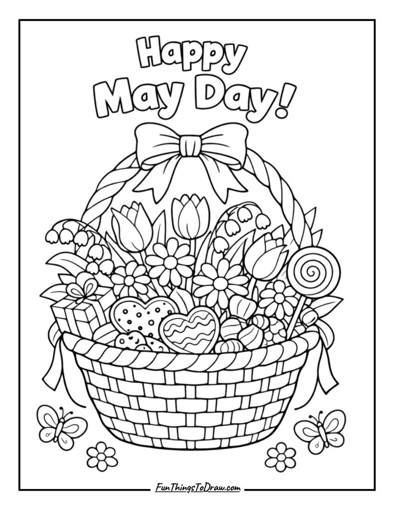 May Day Basket of Treats