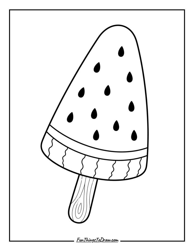 Watermelon Popsicle