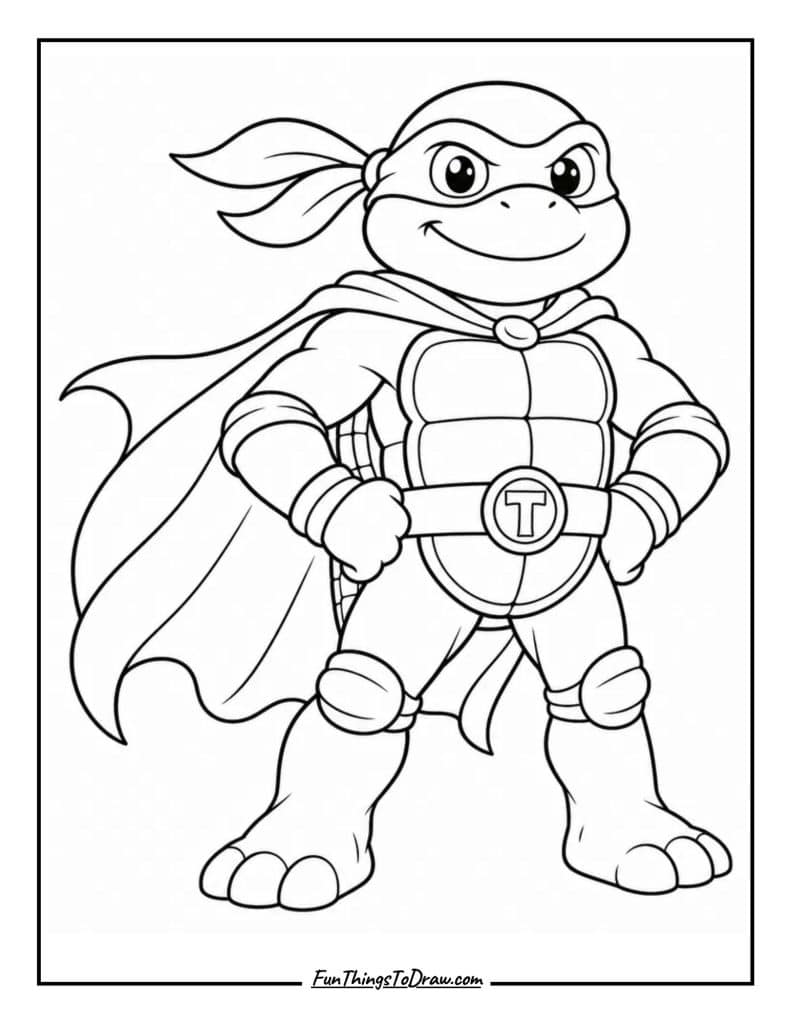 Superhero Turtle