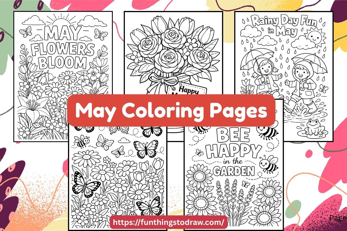 May Coloring Pages