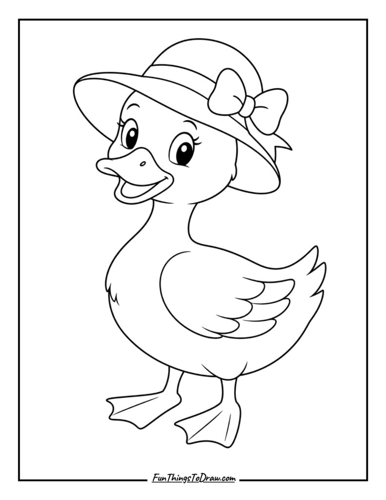 Duck Wearing Hat