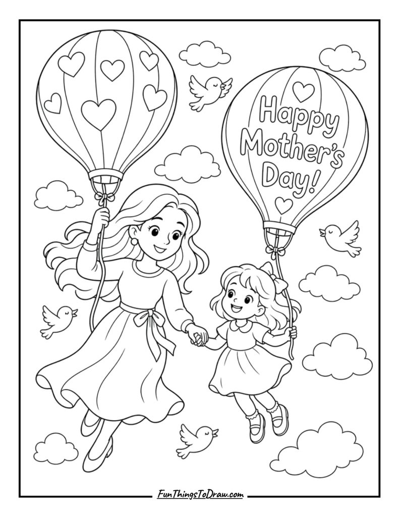 Mom and Me Balloon with balloon