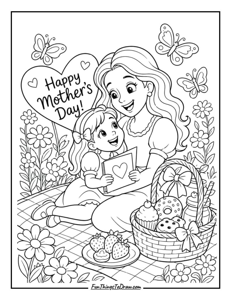 Mother and Child Picnic