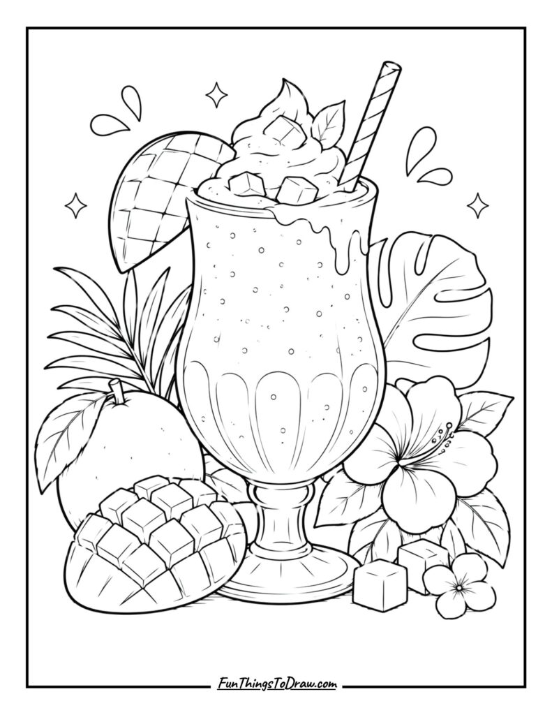 mango smoothie