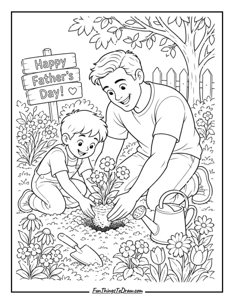 Gardening with Dad