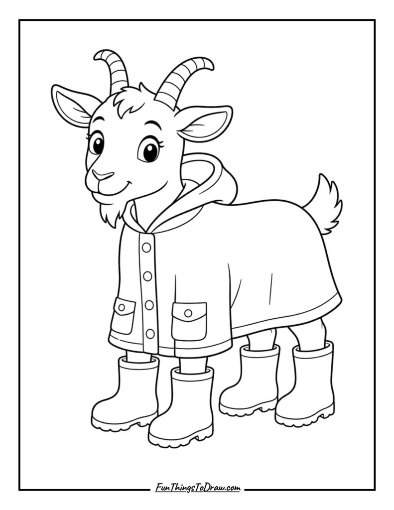 Goat in a Raincoat