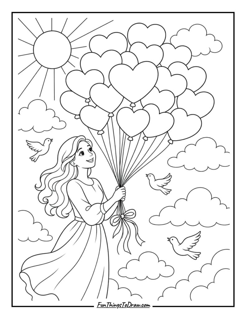 Heart-Shaped Balloons
