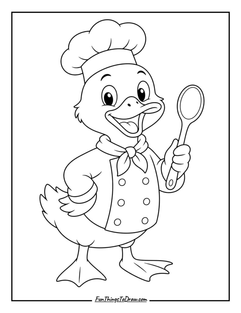 Duck in a Chef Hat