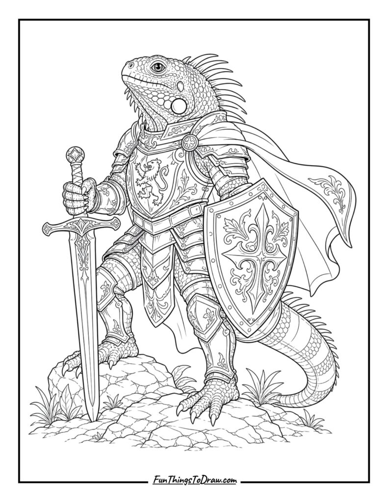 Iguana Knight