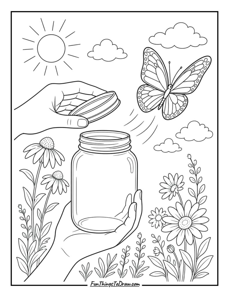 Butterfly in a Jar (Releasing)