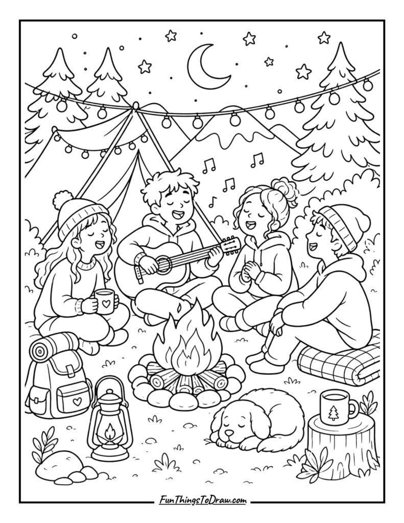 Campfire Guitar Sing along