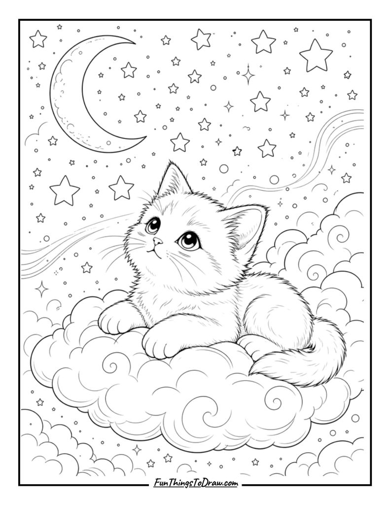 Kitten on a Cloud