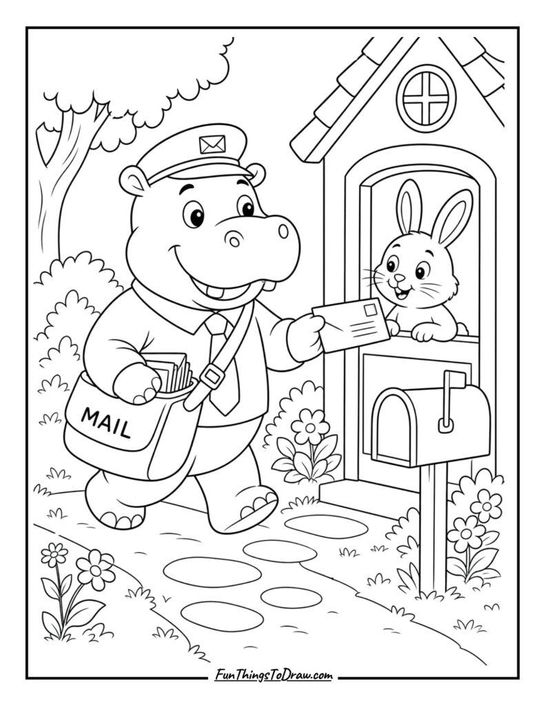 Hippo Mail Carrier