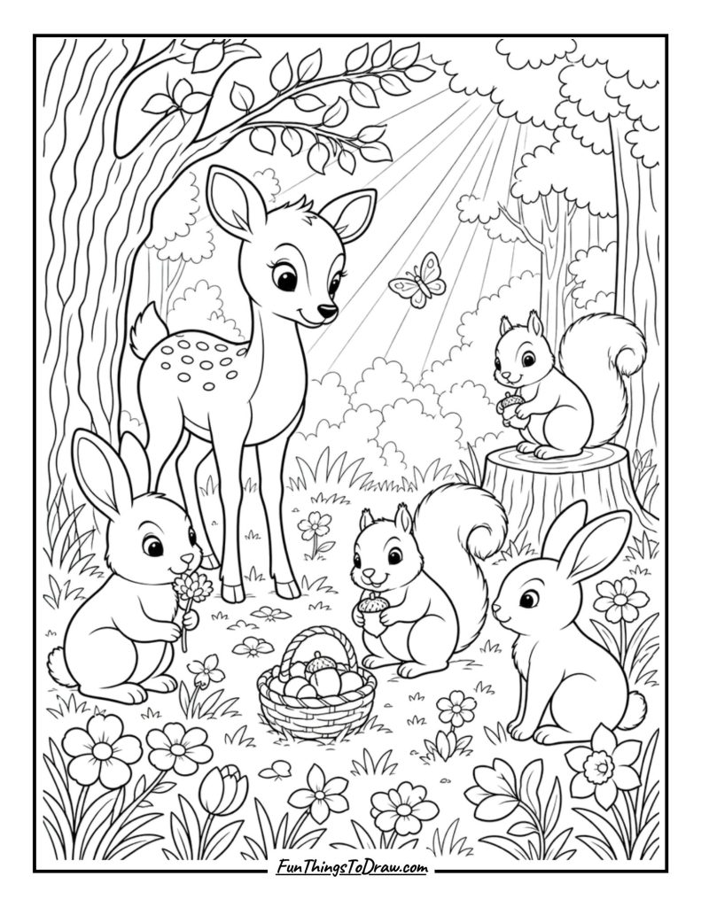 Forest Animal Gathering