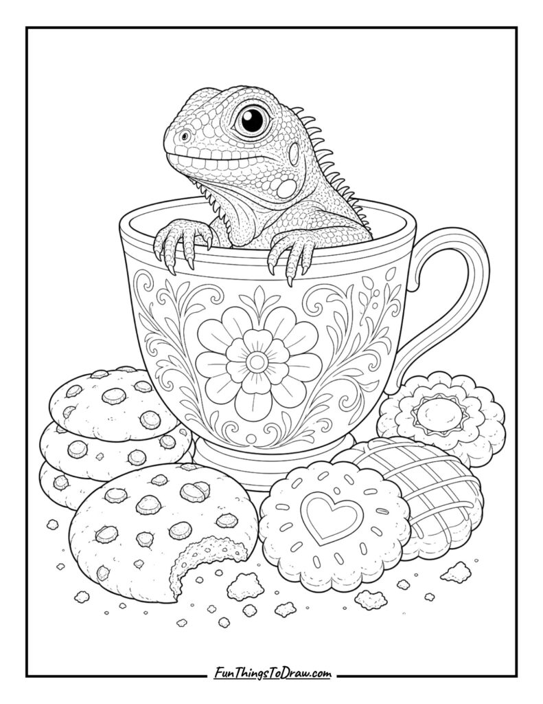 Iguana in a Teacup