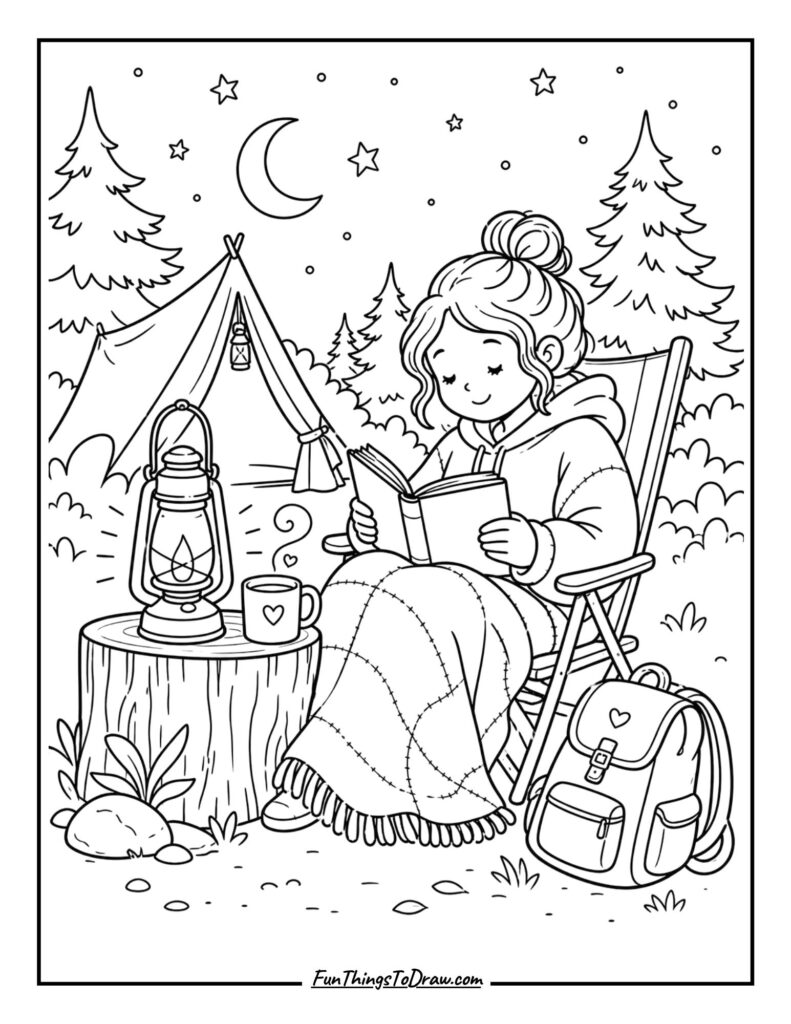Reading by Lantern Light