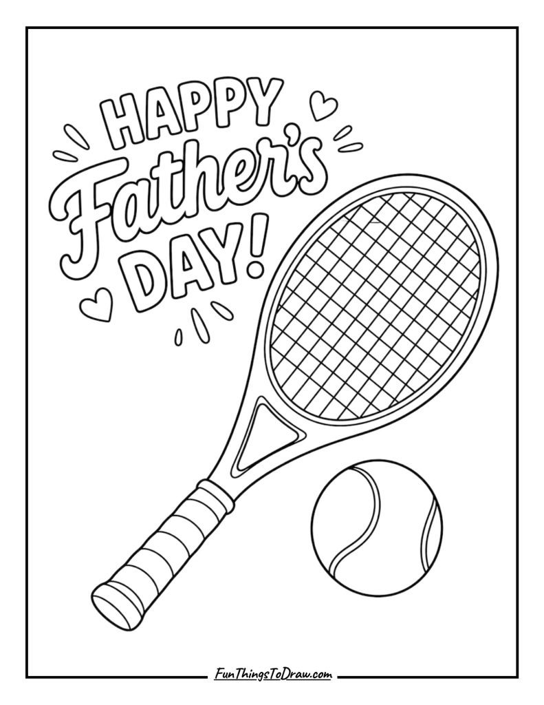 Dad's Tennis Racket