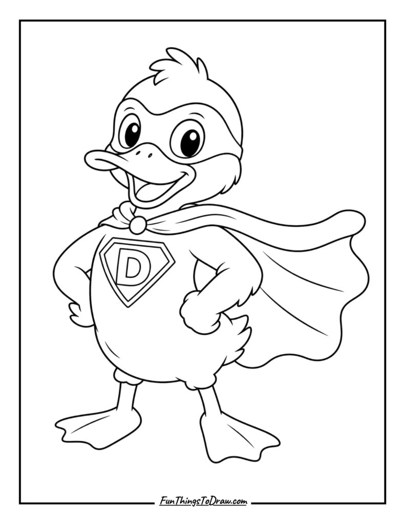 Duck as a Superhero