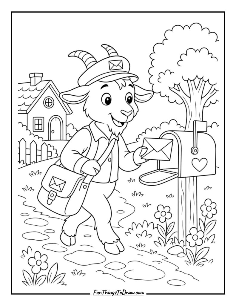 Goat Mail Carrier