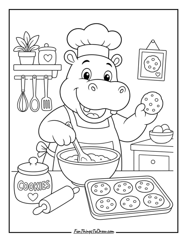 Hippo Chef Baking
