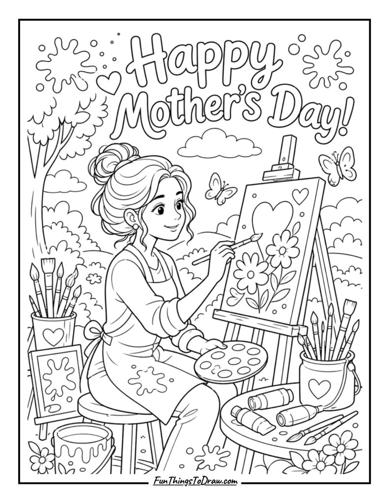 Mom’s Artistic Palette
