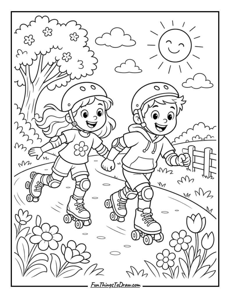 Roller Skating Fun