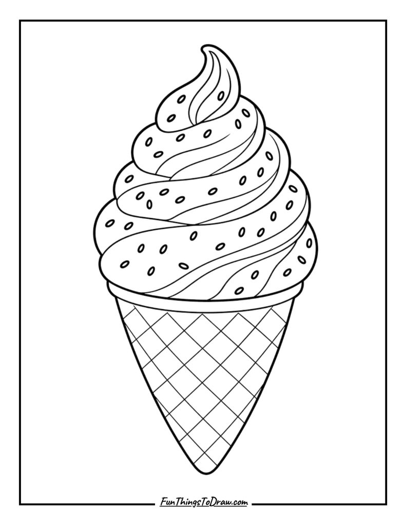 Black Sesame Swirl ice cream