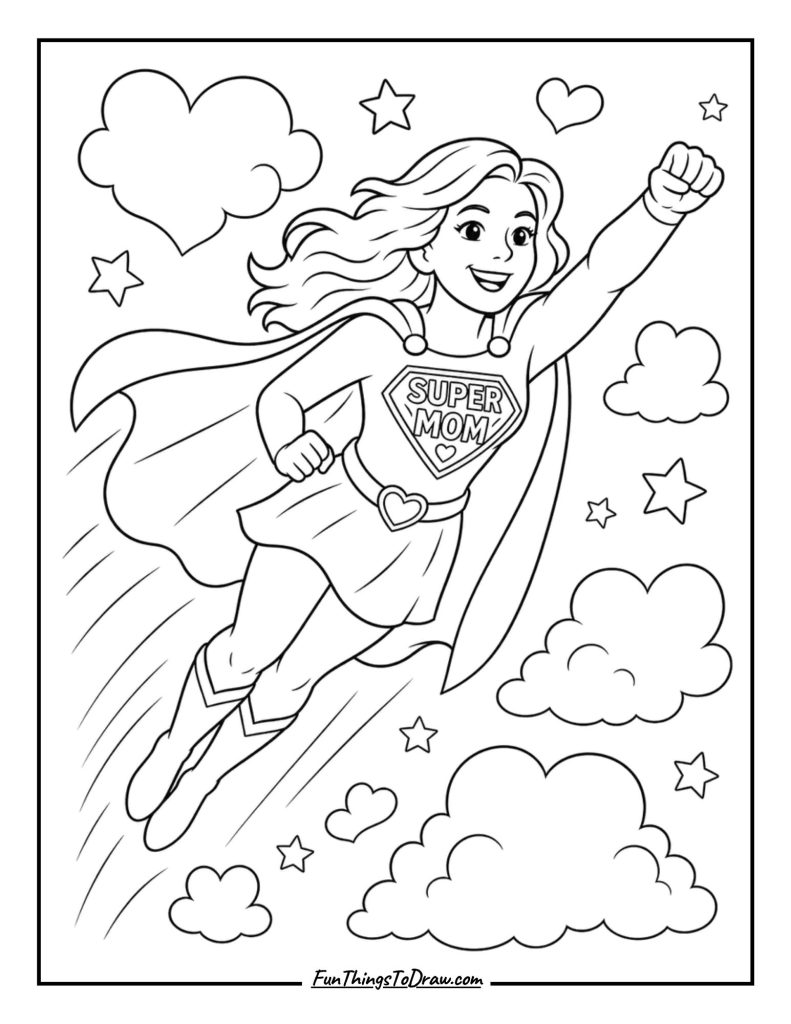 Supermom in Flight