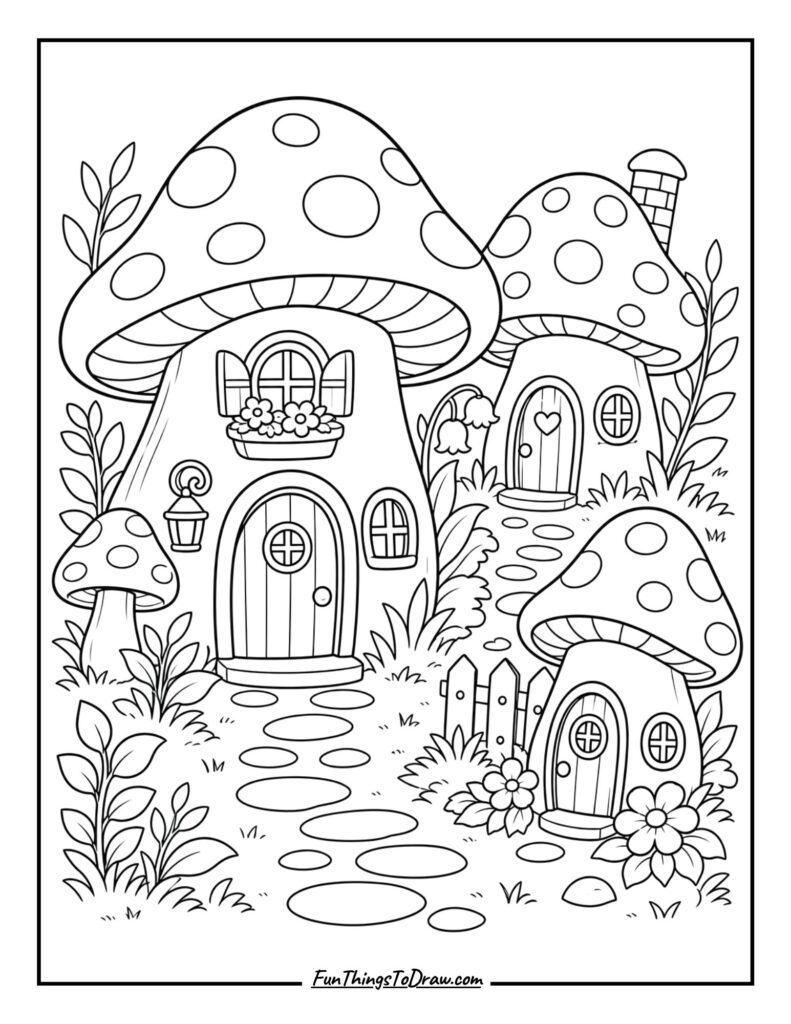 mushroom village