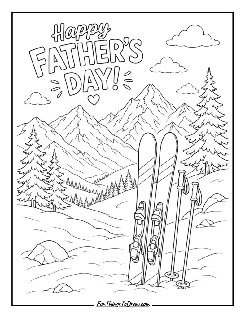 Dad's Skis