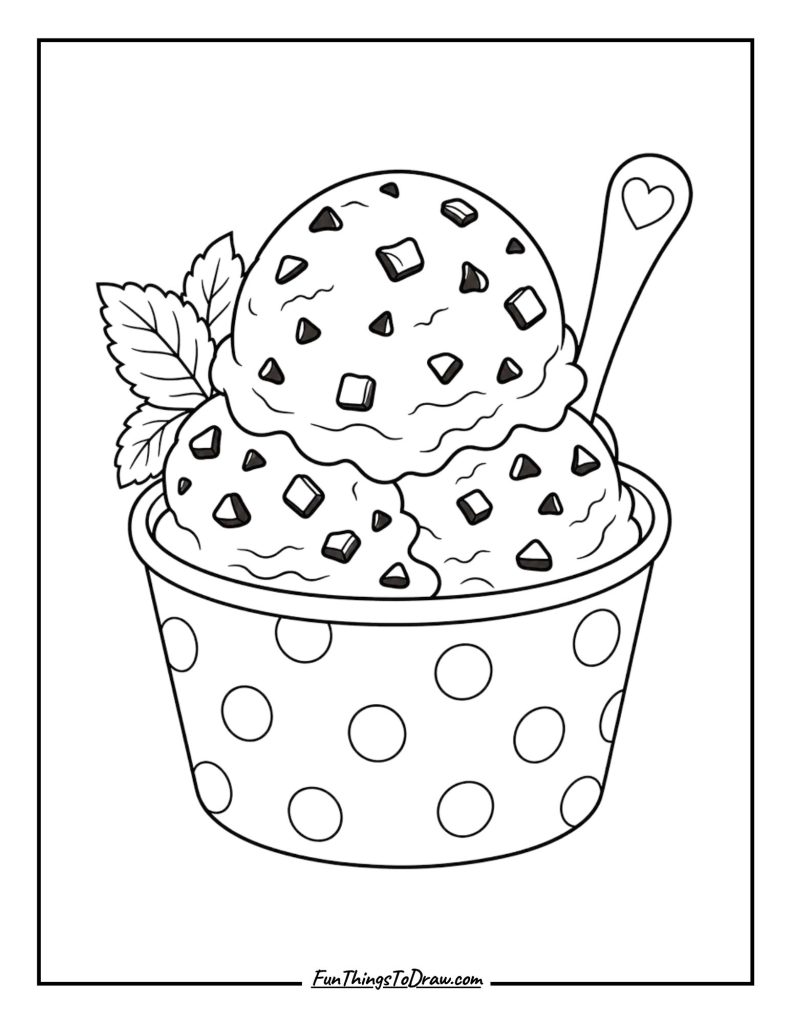 Mint Chocolate Chip Ice Cream