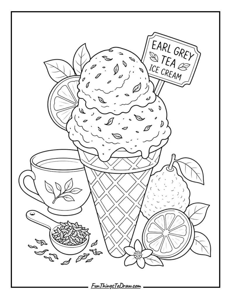 Earl Grey Tea ice cream