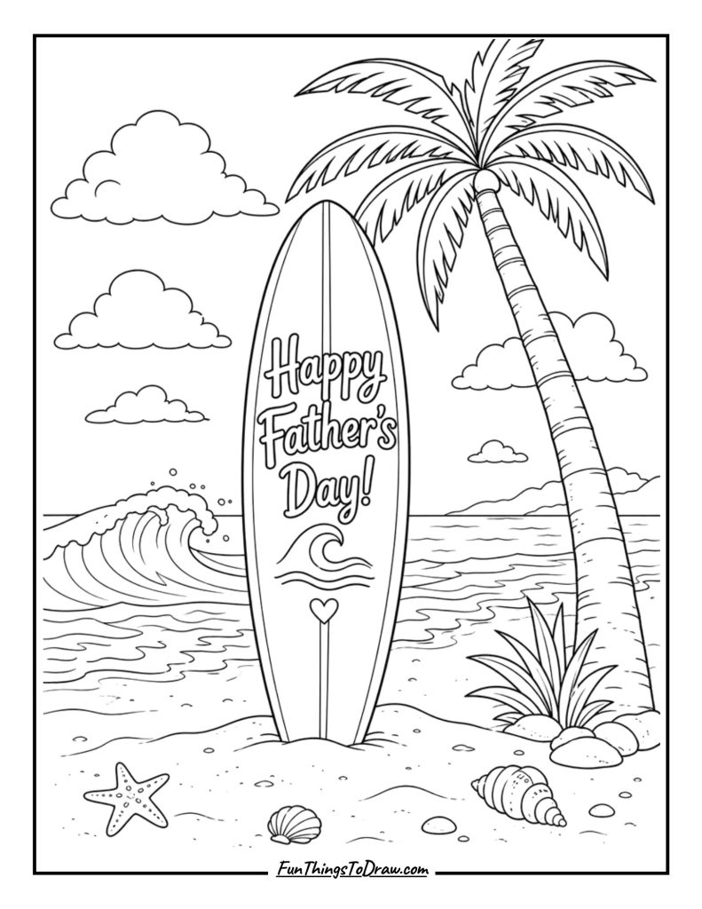 Dad's Surfboard