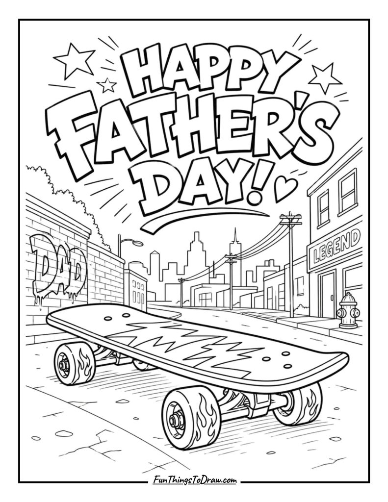 Dad's Skateboard