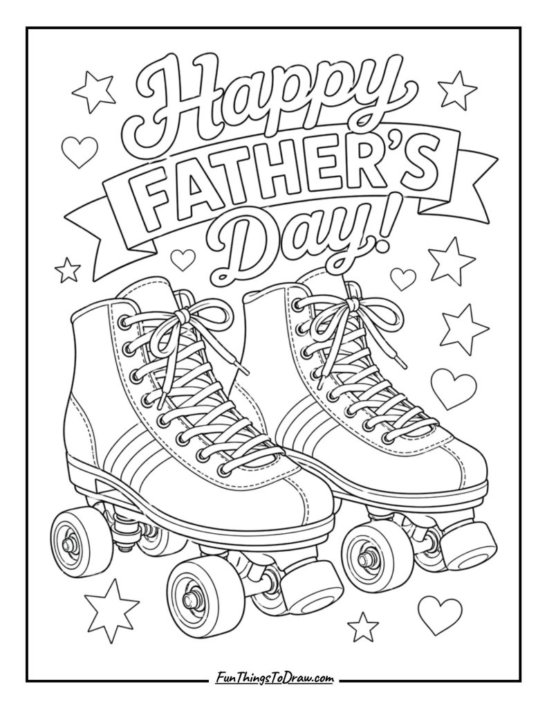 Dad's Roller Skates
