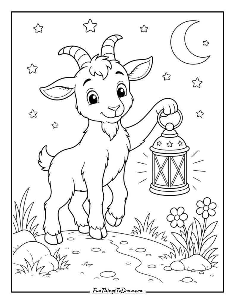 Goat with a Lantern
