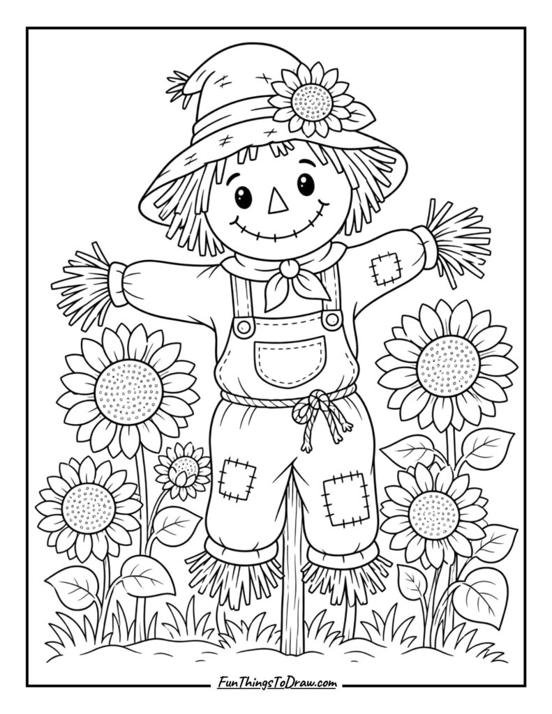 smiling scarecrow