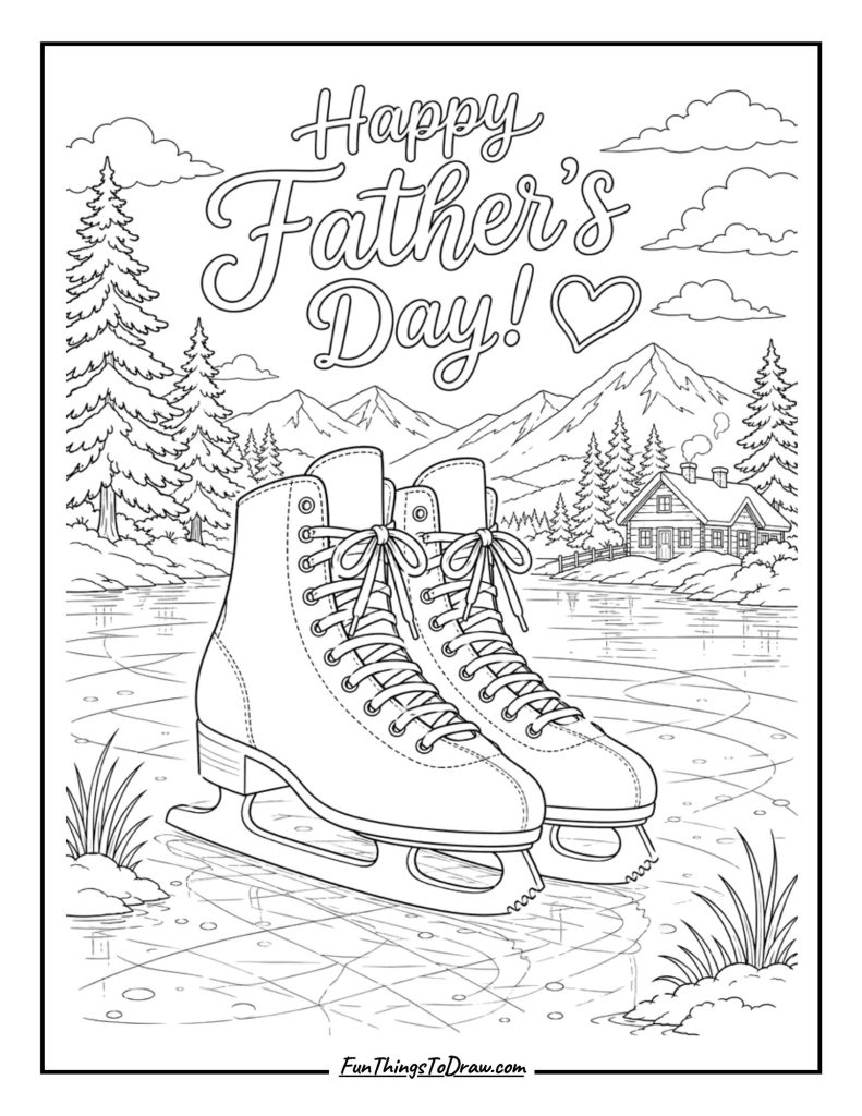 Dad's Ice Skates